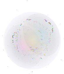 abstract infographic big data visualization vector image