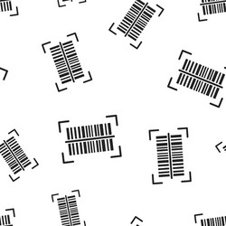 Barcode product distribution icon seamless vector