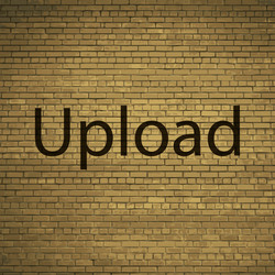 upload icon symbol flat modern web design vector image