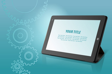abstract technological background vector image