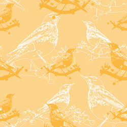 bird pattern vector image