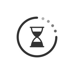 Loading Progress Circle Icon vector image