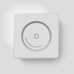 music button design element for your website page vector image