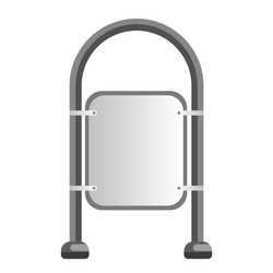 demonstration or preparation empty billboard vector image