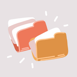 files folder vector image