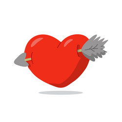 Cupids bow and arrow Royalty Free Vector Image