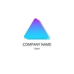 Triagle logo Royalty Free Vector Image - VectorStock