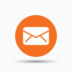 envelope icon send message sign vector image