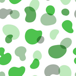 abstract seamless green blob pattern vector image