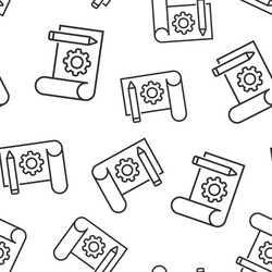 prototype icon in flat style startup on white vector image