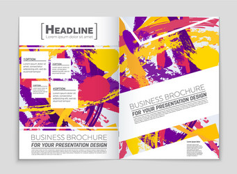 abstract layout background set for art vector image