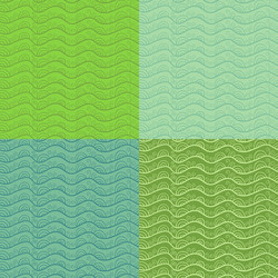 abstract stylized seamless pattern set vector image