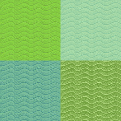 Abstract stylized seamless pattern set vector