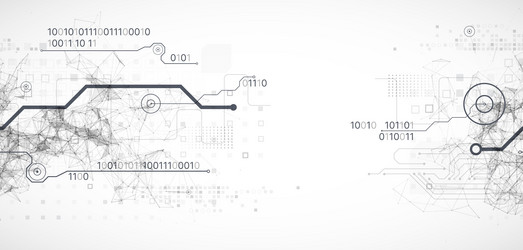 abstract background on technological vector image