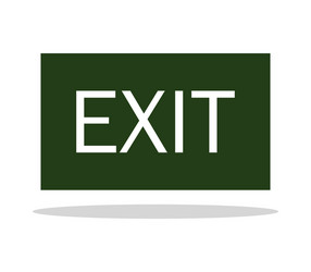 exit icon vector