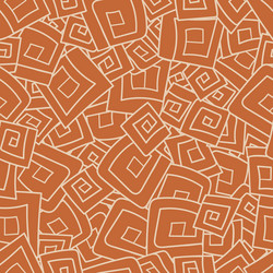 seamless pattern from squares spirals rhombus vector image