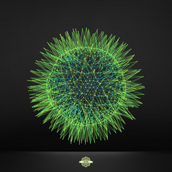 abstract 3d design element vector image
