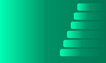 abstract green background with object shape vector image