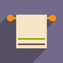 flat with shadow icon and mobile application vector image