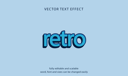 retro text effect vintage and old style vector