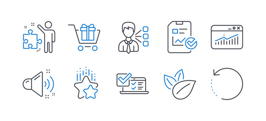 Set technology icons such as website vector