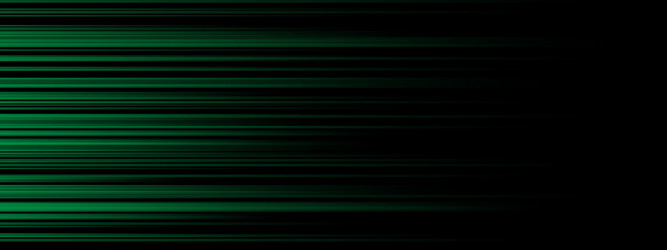 Abstract green lighting effect speed direction vector