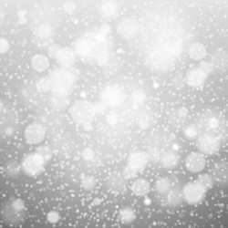 Falling snow on the gray - image grey vector