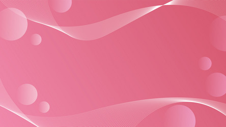 wavy lines background combined with circle shapes vector image