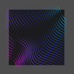 abstract background with dynamic waves vector image
