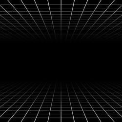 Fading Grid Mesh 3D Abstract vector image