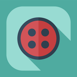 flat modern design with shadow icons button vector image
