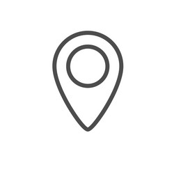 Isolated Map Marker Icon vector image