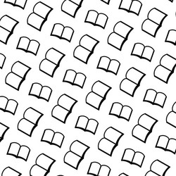 line open notebook school utensil background vector image