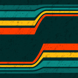 retro background with horizontal lines vector image