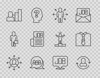 set line multitasking manager working exchange vector image