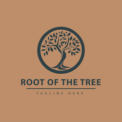Tree icon logo design premium Royalty Free Vector Image