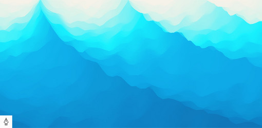 Water surface blue abstract background for design vector