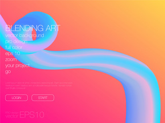 abstract blend background template for web site vector image
