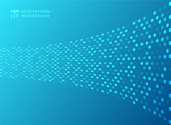 abstract technology style dots neon pattern curve vector image