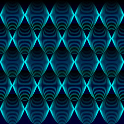 abstract wave line blue pattern vector image