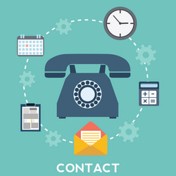 web and mobile phone services apps icons vector image