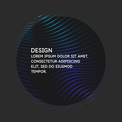 abstract background with dynamic waves vector image
