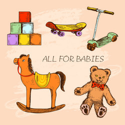 all for babies Vector Image