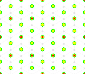 seamless pattern of triangles and rhombuses vector image