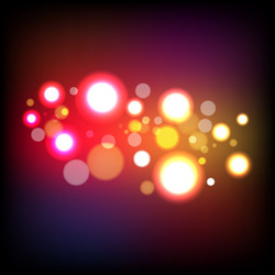 light bokeh abstract background vector image
