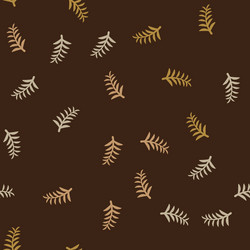 pattern tree branches on brown background twig vector image