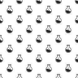 Round flask pattern seamless vector