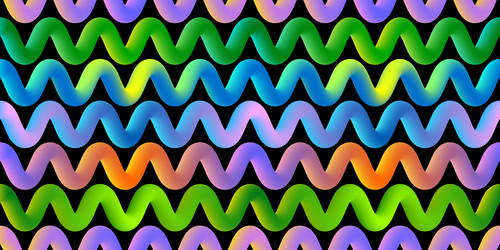 abstract background pattern with gradient waves vector image