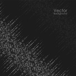 abstract background with black and gray dots vector image