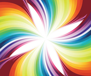 Abstract rainbow arrow banner Royalty Free Vector Image